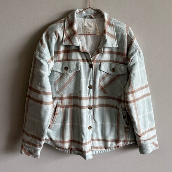 Aeropostale Womens Plaid Button Up Jacket Multicolor Size XL - Picture 1 of 12